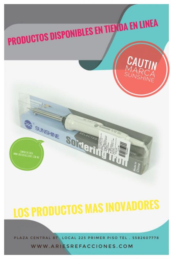 Cautín Regulable 40w 110v  Marca Sunshine Modelo SL-903