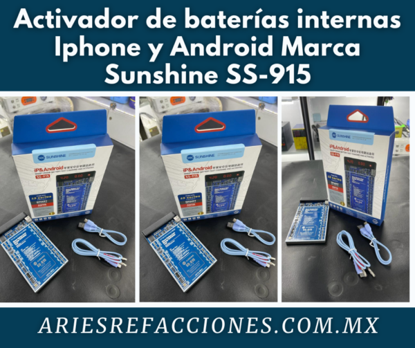 Activador de baterías internas Iphone y Android Marca Sunshine SS-915