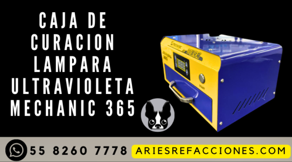 Caja de Curacion Lampara Ultravioleta Mechanic 365