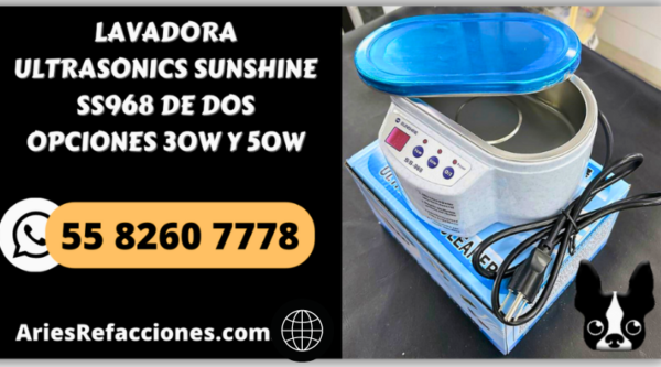 Lavadora ultrasonics sunshine ss968 de dos opciones 30w y 50w